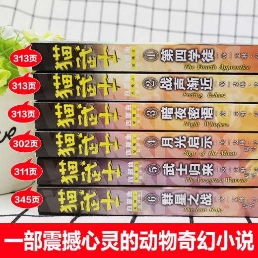 猫武士四部曲（共六册）  适读年龄6-15岁 商品图5