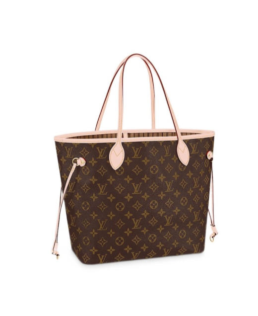 【你好展厅现货款】路易·威登 LOUIS VUITTON  女士NEVERFULL中号手袋 老花/米 31x28x14cm 子母袋 M40995/M41177 商品图3