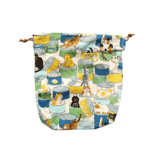 HUJI祤集Tidy收纳袋插画罐头猫咪 商品图2