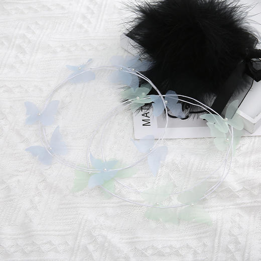 七夕新品*纯手工蝴蝶绳珍珠花束配件 5条/包 商品图8