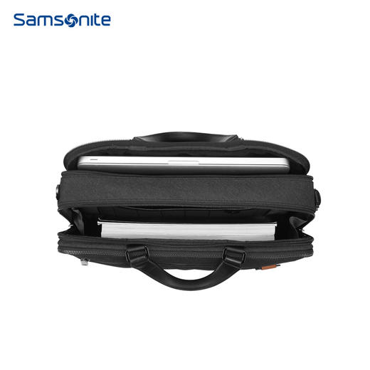 新秀丽立体格纹三仓分区商务公文包NO6*002 商品图6