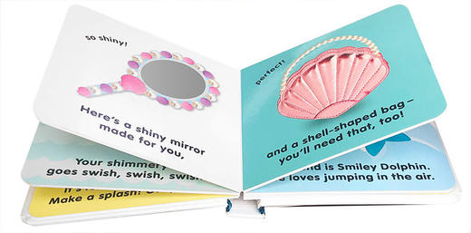 DK宝宝触摸纸板书 美人鱼 英文原版 Baby Touch and Feel Mermaid 亲子互动阅读绘本 幼儿英语启蒙早教认知图画书 英文版书籍 商品图2