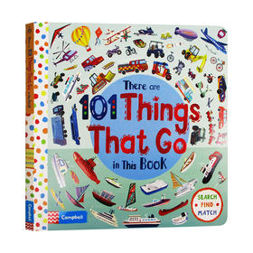 101种交通工具 英文原版 There Are 101 Things That Go In This Book 交通工具认知 英文版儿童英语启蒙翻翻纸板书 进口原版书籍
