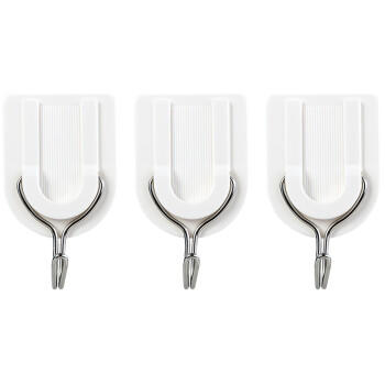 得力粘钩19351/19353/19355挂钩（白色） 商品图3