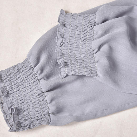 圣三利女装夏季中长款雪纺连衣裙SL2117158 商品图5