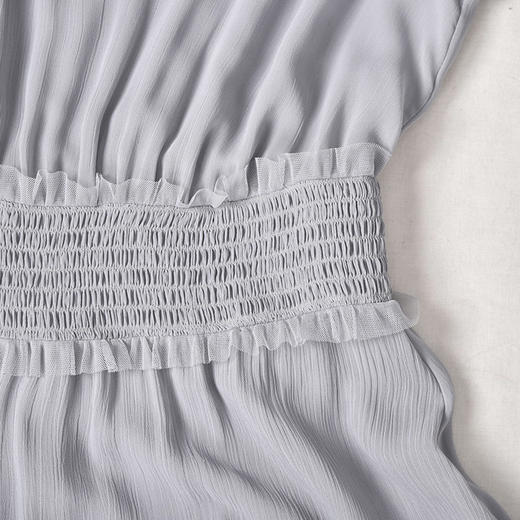 圣三利女装夏季中长款雪纺连衣裙SL2117158 商品图4