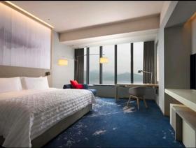 艾美豪华江景大床房-单早杭州滨江世融艾美酒店