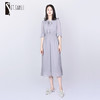 圣三利女装夏季中长款雪纺连衣裙SL2117158 商品缩略图0