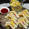 ·涵碧楼总汇三明治配薯条和番茄沙司 The LALU club sandwich with French fries and ketchup 商品缩略图0