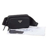 PRADA 普拉达 女士 Re-Nylon 再生尼龙珐琅金属三角形徽标腰包 黑色 1BL010 064 F0002 YOO 商品缩略图3