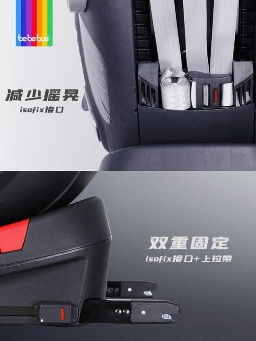Bebebus宇航家儿童车载安全座椅0-4-8岁 商品图3