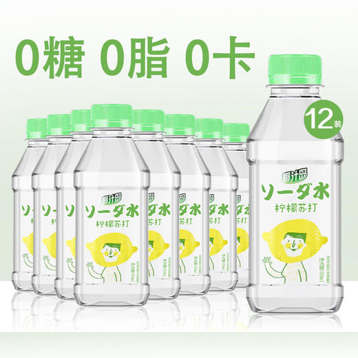 椰汁岛柠檬味苏打水 350ml*12瓶/件 商品图3
