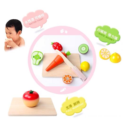 儿童木制过家家玩具仿真榨汁机 商品图2