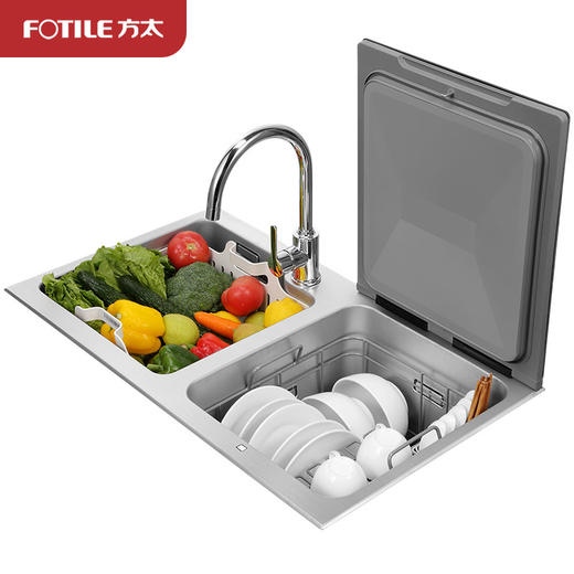 方太-Y1A水槽洗碗机 超微气泡 小巧双槽换装精选 商品图0