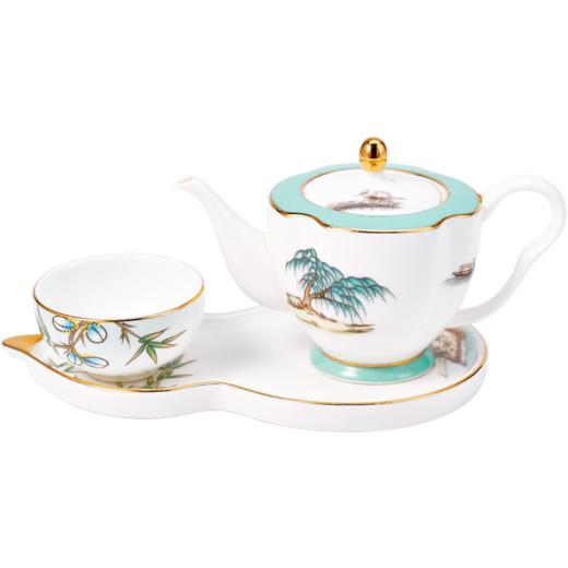 【春上新】10楼玛戈隆特西湖盛宴3头莲蓬功夫茶具吊牌价699元活动价559元 商品图1