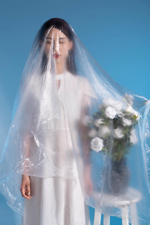 【花瓣袖礼服裙】臣禾立体修身裁剪连衣裙9212024476 商品图3