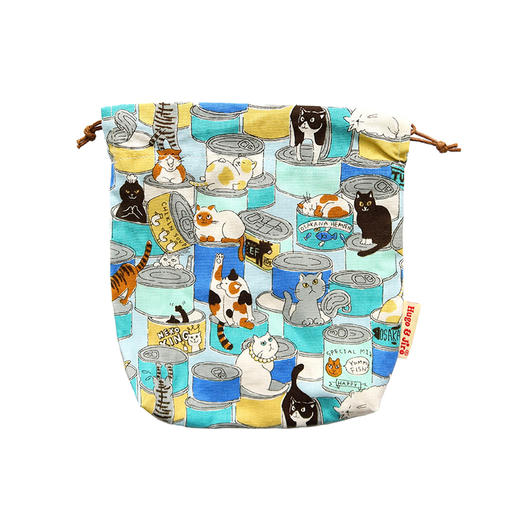 HUJI祤集Tidy收纳袋插画罐头猫咪 商品图3