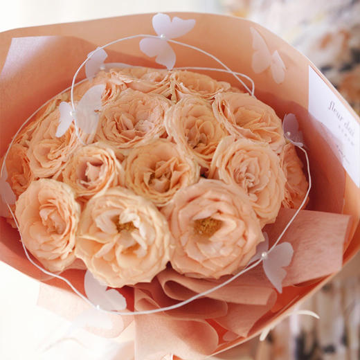 七夕新品*纯手工蝴蝶绳珍珠花束配件 5条/包 商品图2