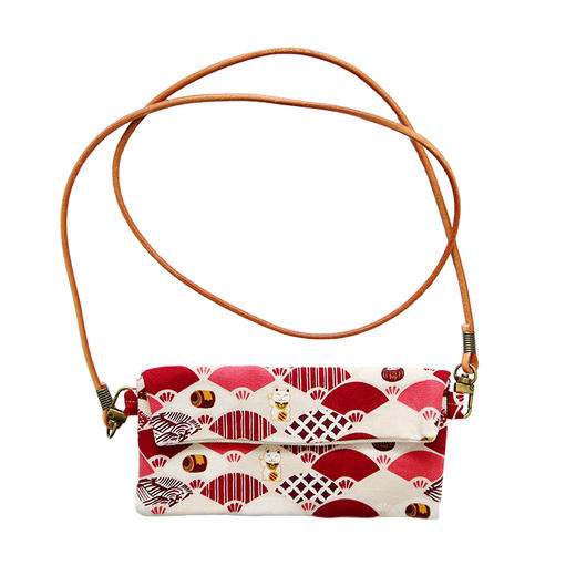 HUJI祤集Comfy斜挎包风の花扇面达摩 商品图2