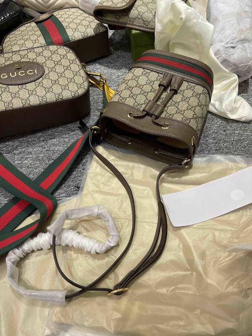 Gucci迷你水桶包，原单，对花对版，非低端，经典必入款 商品图4