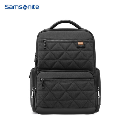 新秀丽立体格纹商务通勤双肩包NO6*001 商品图0