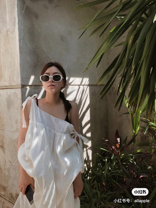 若不舒适打我 圆正小众 FM韩范儿 椭圆形复古大框 浅片 墨镜 商品图14