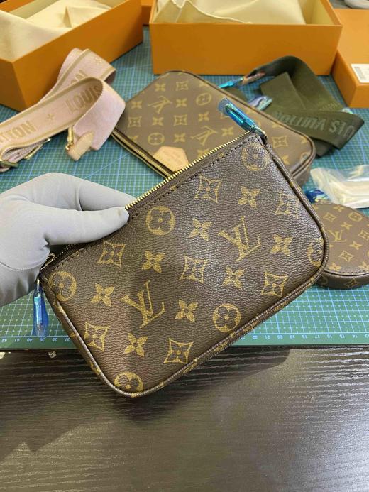 LV经典5合一，ding级原单，乱真无压力，限时特价🉐️，肩带可选绿色或粉色，全套礼盒包装 商品图7