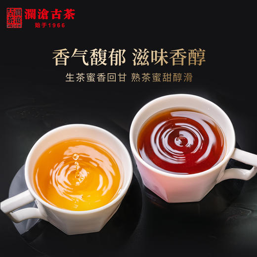 【茶礼】澜沧古茶紫龙玉饼生茶+紫龙玉饼熟茶 各2罐 配紫色专用礼盒1个 商品图2
