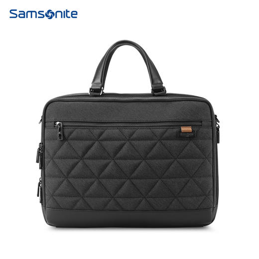 新秀丽立体格纹三仓分区商务公文包NO6*002 商品图0