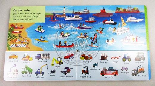 101种交通工具 英文原版 There Are 101 Things That Go In This Book 交通工具认知 英文版儿童英语启蒙翻翻纸板书 进口原版书籍 商品图2