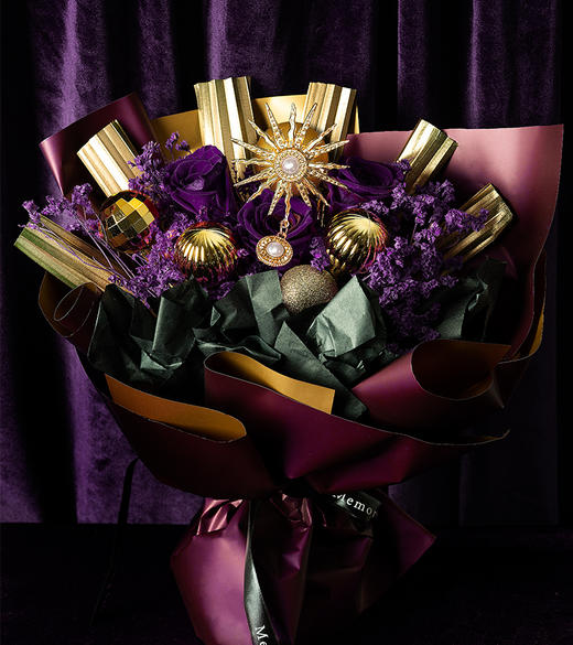 【阿波罗永生守护花】紫色寓意高贵 浪漫 神秘，是真诚不变的情谊 商品图0