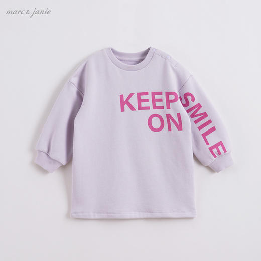 马克珍妮秋装 女童儿童字母纯棉连衣裙213536 商品图2