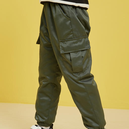 龙之涵双色工装棉裤柔软亲肤 商品图4