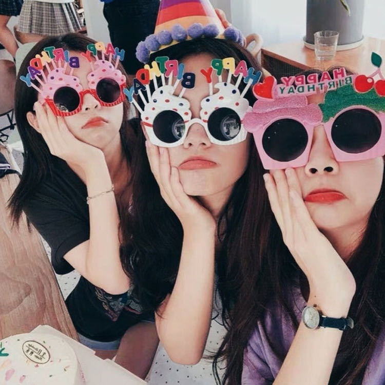 【积分兑换】网红生日眼镜 仅限北京 款式随机发货 随蛋糕配送单买不送