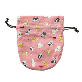 HUJI祤集Pippin收纳袋插画小小狗