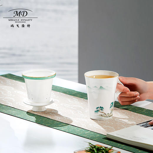 【春上新】10楼玛戈隆特西湖盛宴三件套滤茶杯1#【旅行】吊牌价768元活动价630元 商品图0