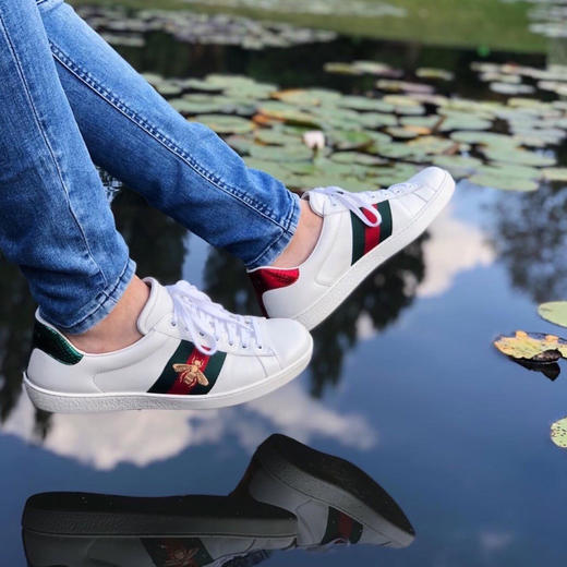 Gucci/古驰Ace蜜蜂刺绣休闲运动鞋-纳德隆国际卡8折 商品图2