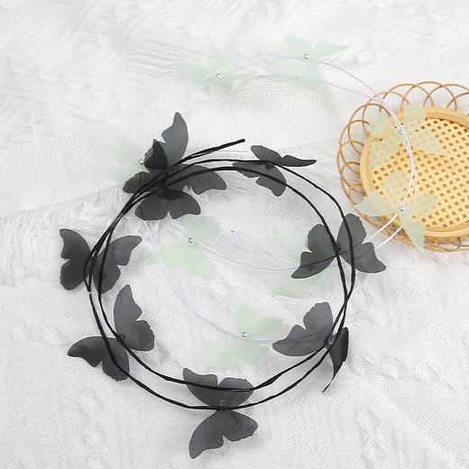 七夕新品*纯手工蝴蝶绳珍珠花束配件 5条/包 商品图7