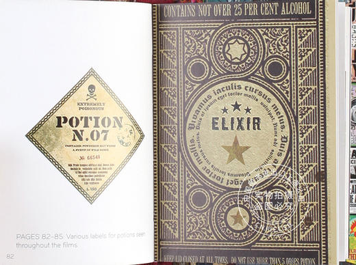 哈利波特迷你书：平面艺术设计 可爱袖珍书 英文原版 The Art of Harry Potter: Mini Book of Graphic Design 精装 商品图3