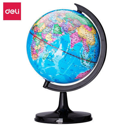 得力地球仪3031(彩色)10.6cm 商品图0