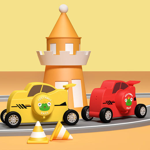 萌宝新款3岁双摄小相机WIFI赛车迷你单反 商品图0