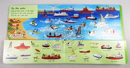 101种交通工具 英文原版 There Are 101 Things That Go In This Book 交通工具认知 英文版儿童英语启蒙翻翻纸板书 进口原版书籍 商品图1
