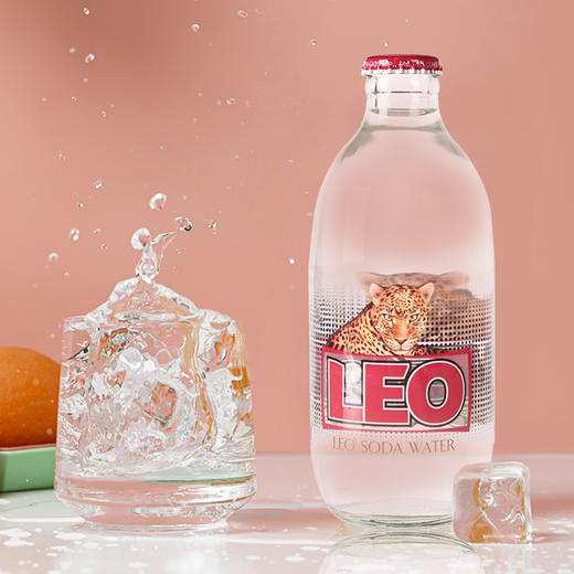KJ 泰国进口LEO力欧气泡水苏打水无糖0卡玻璃瓶325ml(整箱6瓶)  2023.5月到期 介意勿拍 商品图4