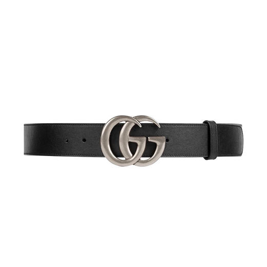 Gucci/古驰黑色双G徽标腰带宽4cm-纳德隆国际卡5折 商品图1