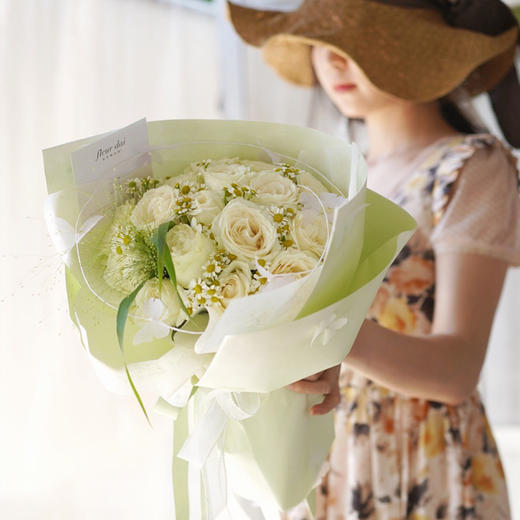 七夕新品*纯手工蝴蝶绳珍珠花束配件 5条/包 商品图1