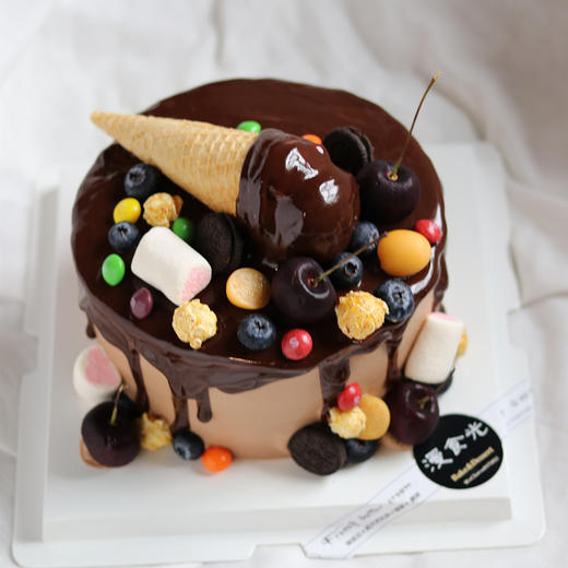 【生日蛋糕】甜筒巧克力淋面款 商品图0