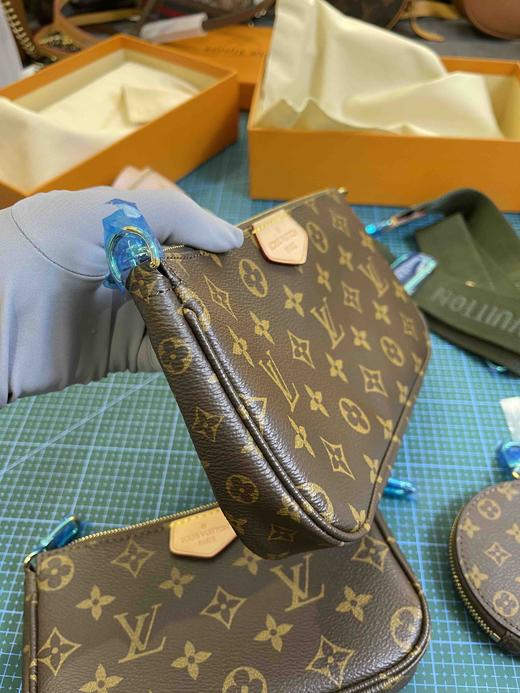 LV经典5合一，ding级原单，乱真无压力，限时特价🉐️，肩带可选绿色或粉色，全套礼盒包装 商品图5