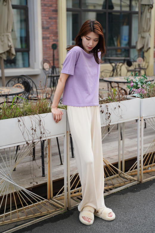 【XL XXL】【热销2700+】臣禾【藏肉阔腿裤】幸福感爆棚 舒服到没朋友 针织阔腿长裤S211060822【现货】 商品图2