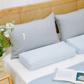 夏日清新系列长方枕荞麦枕头中式长方形护颈枕