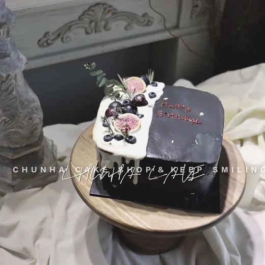 #方形ins 男士专用蛋糕 商品图0